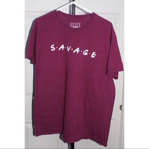 Savage T-shirt “Friends” font